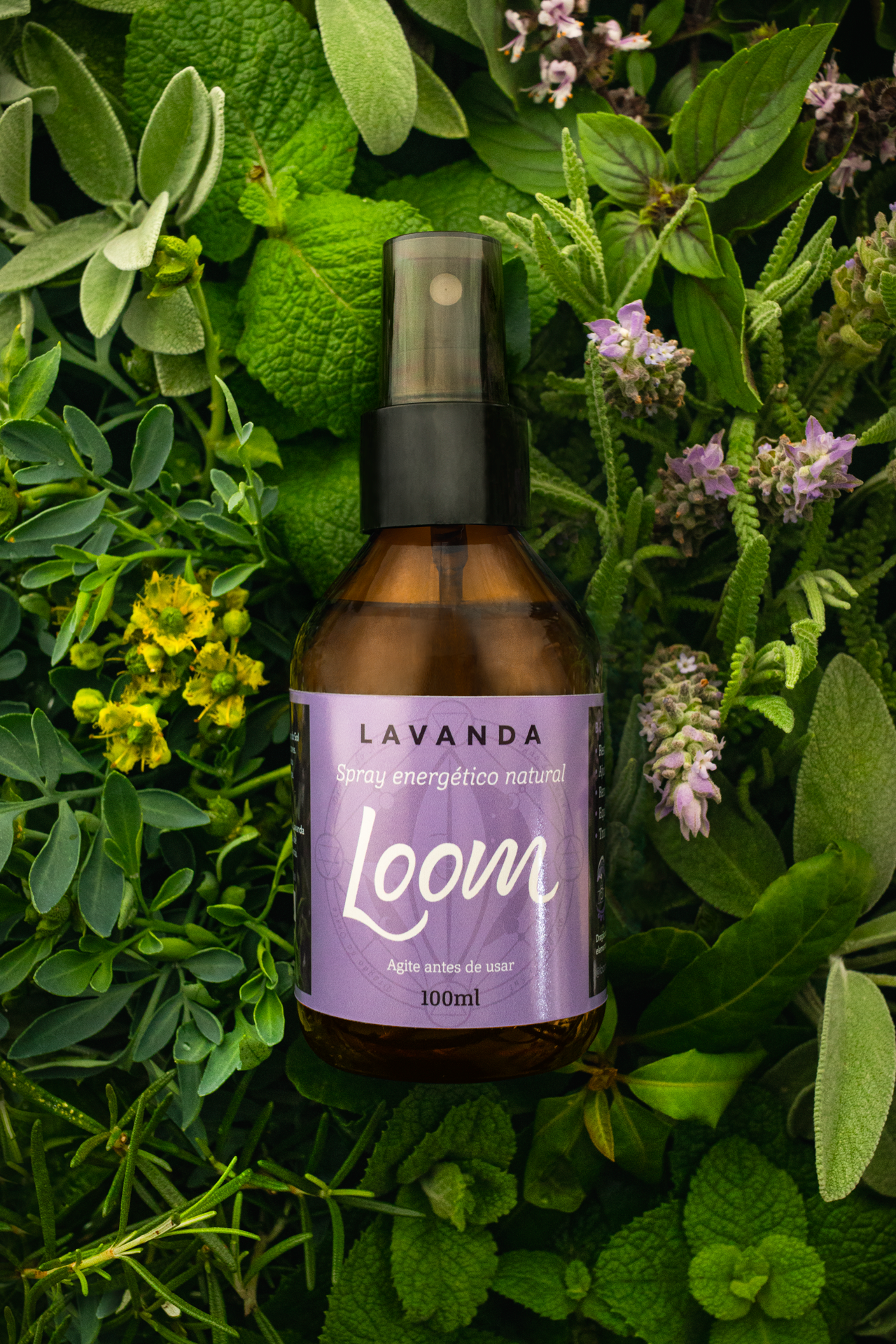 Spray Energético Natural de Lavanda