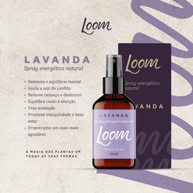 Spray Energético Natural de Lavanda