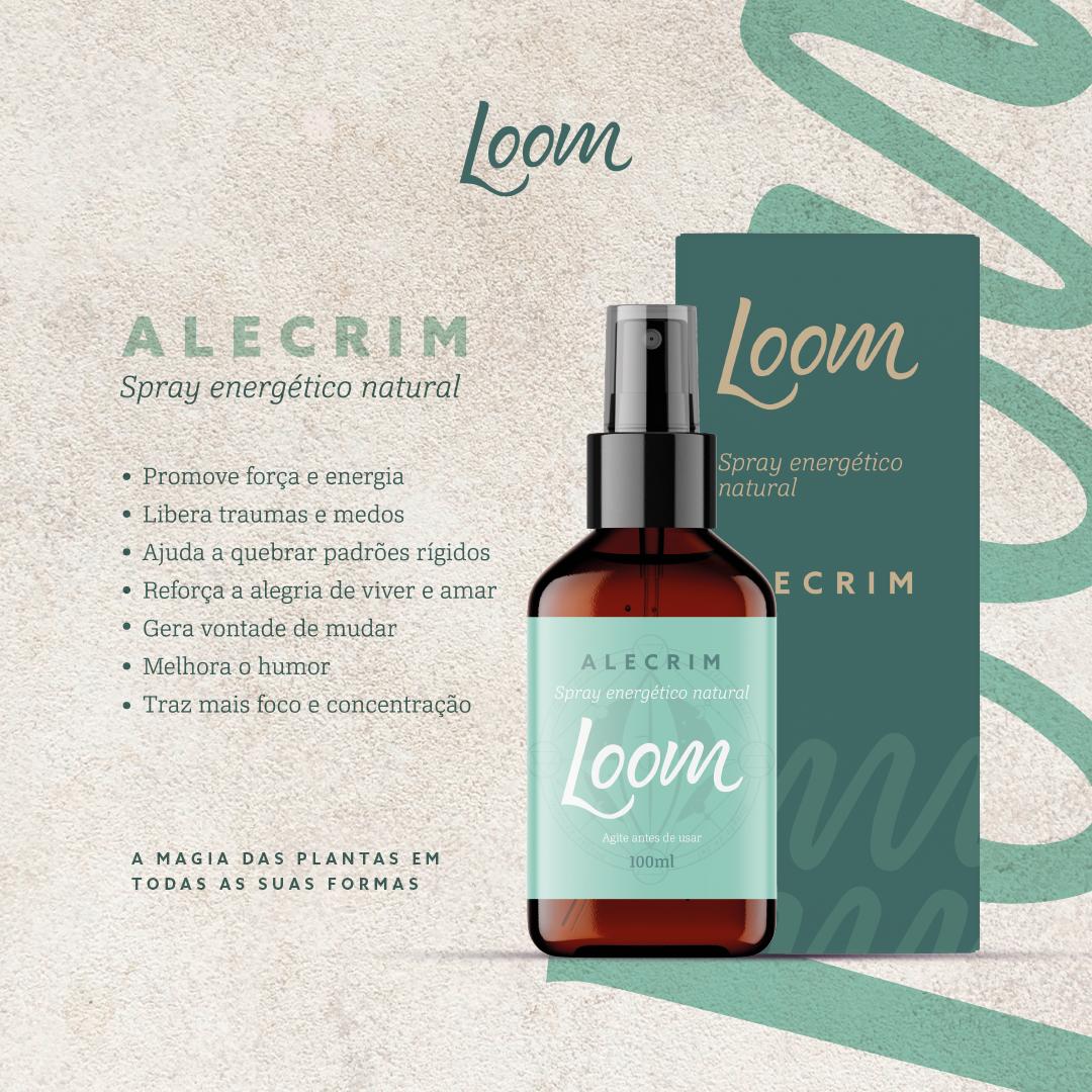 Spray Energético Natural de Alecrim