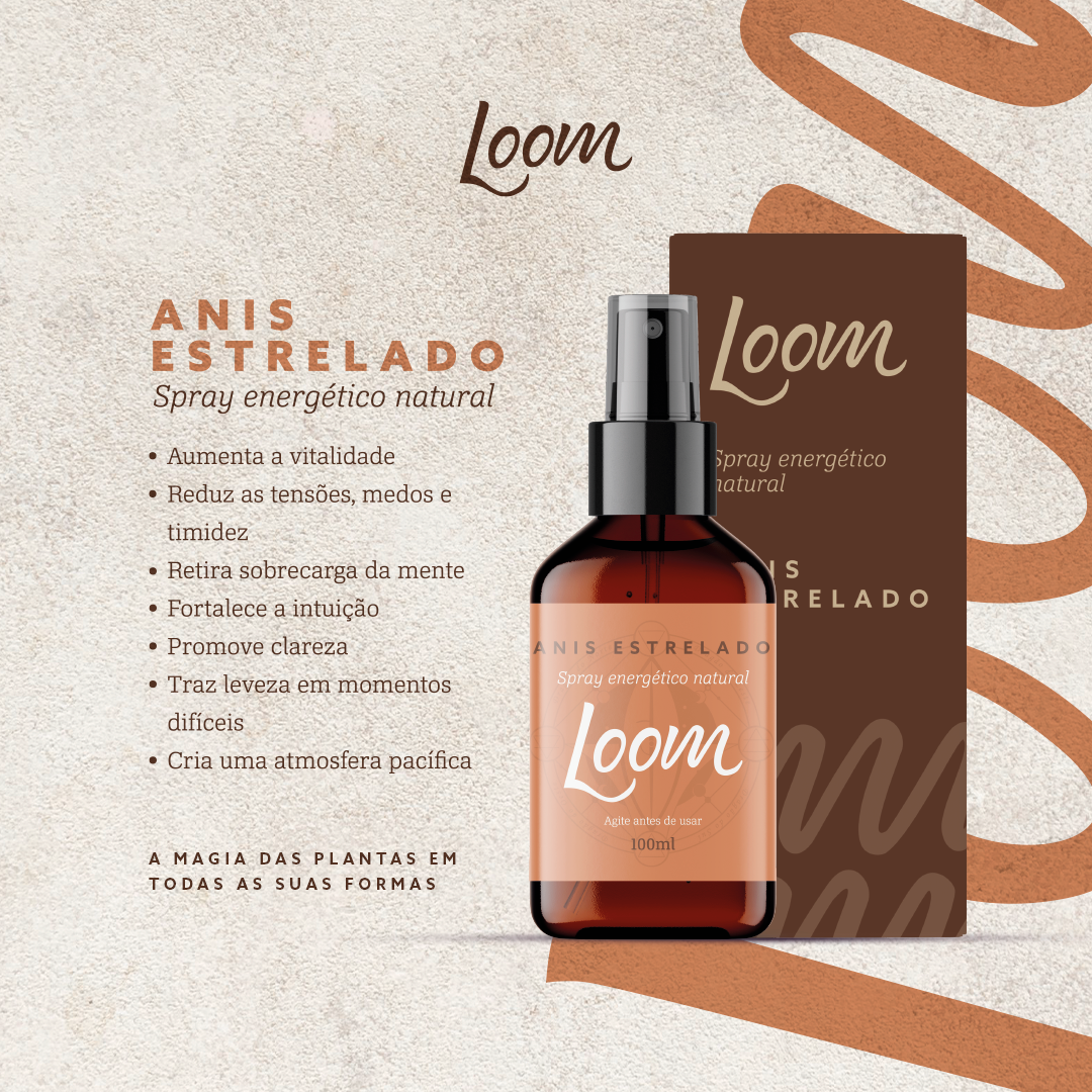 Spray Energético Natural de Anis Estrelado