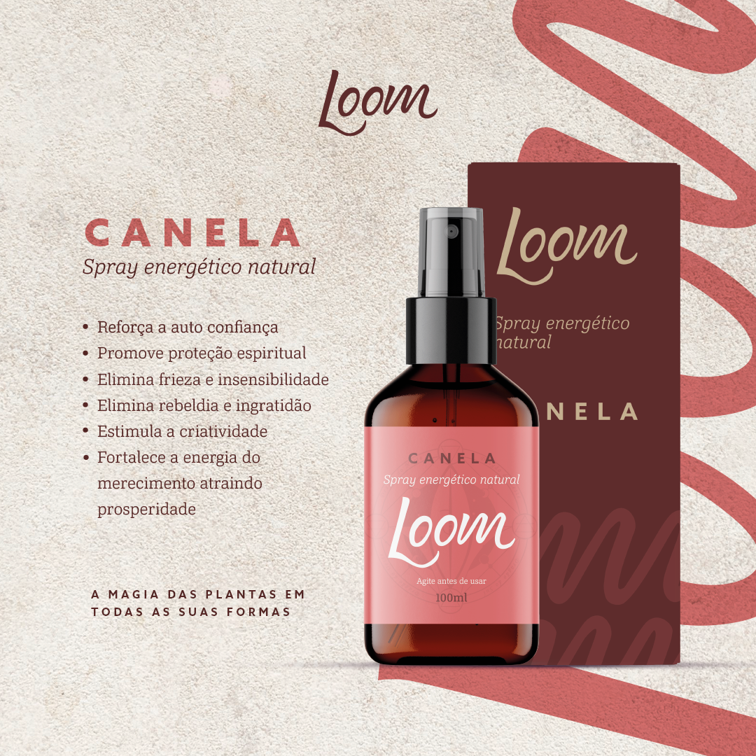 Spray Enegético Natural de Canela