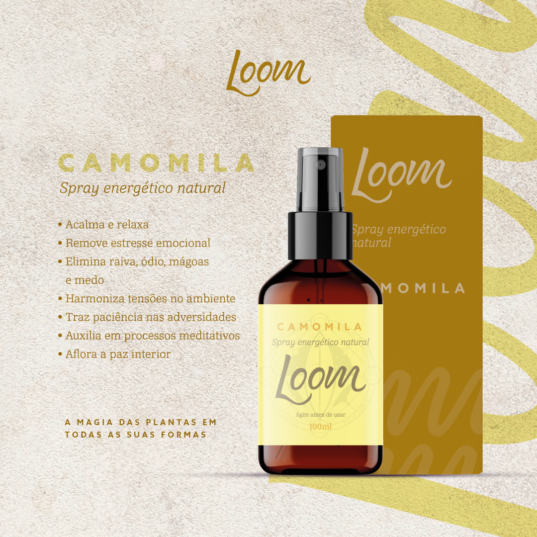 Spray Energético Natural de Camomila