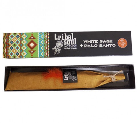 Incenso Tribal Soul - Sálvia Branca+ Palo Santo